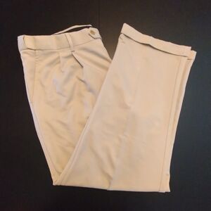 Pre-owned Savane Men's Light Khaki Pleated Chino Pants/ Trousers 40x29